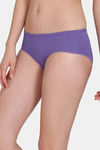 Zivame Low Rise Full Coverage No Visible Panty Line Hipster - Purple Corallites — thumbnail 5